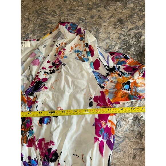 Umgee‎ M Floral Romper Casual Belle Sleeves Summer Cottagecore Feminine Garden - Picture 5 of 7